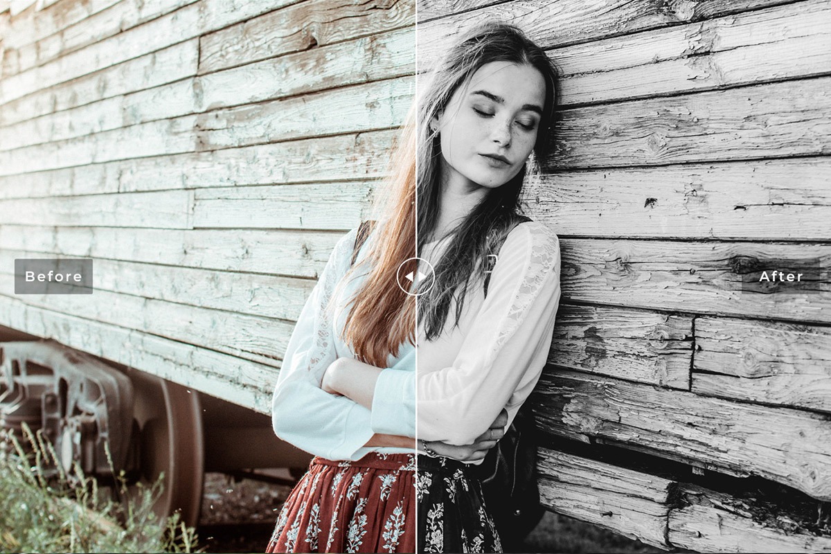 Monochrome Lightroom Preset For Mobile and Desktop Preview 5