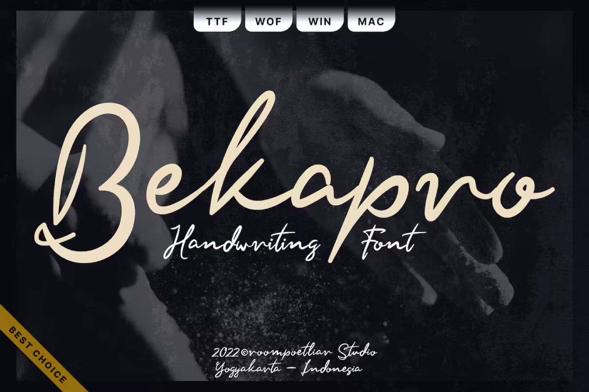 Bekapro Handwriting Font

