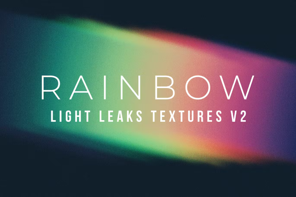 Rainbow Light Leaks Vol. 02

