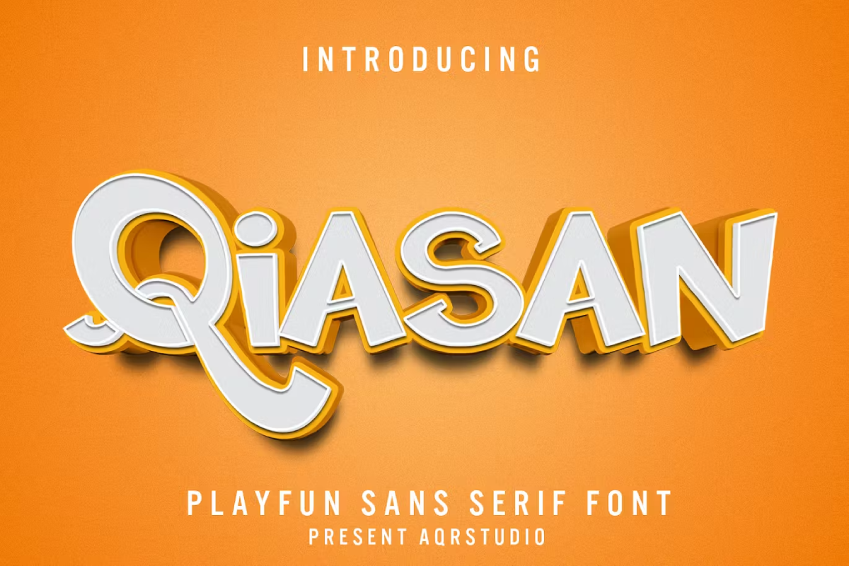 Qiasan - Sans Serif Font
