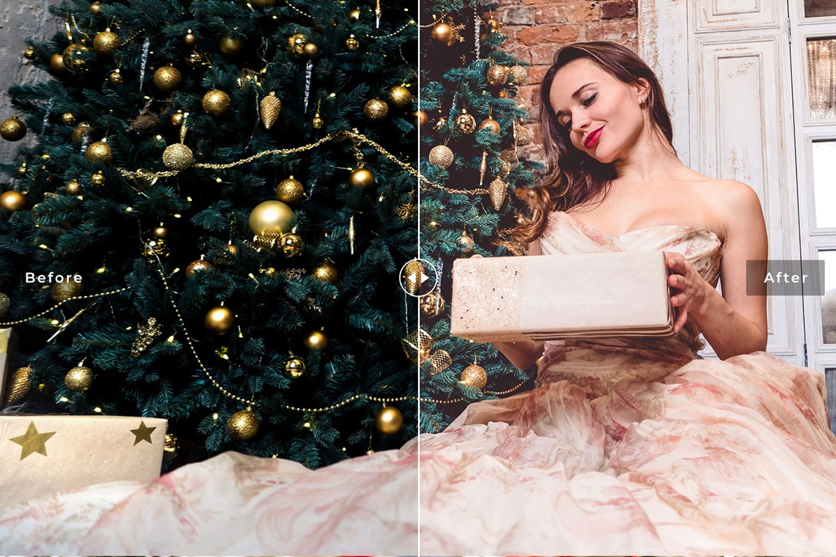 Christmas Mobile Lightroom Presets For Mobile and Desktop Preview 4