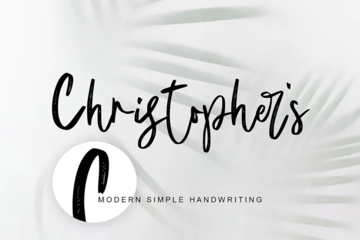 Christopher’s Handwriting Font
