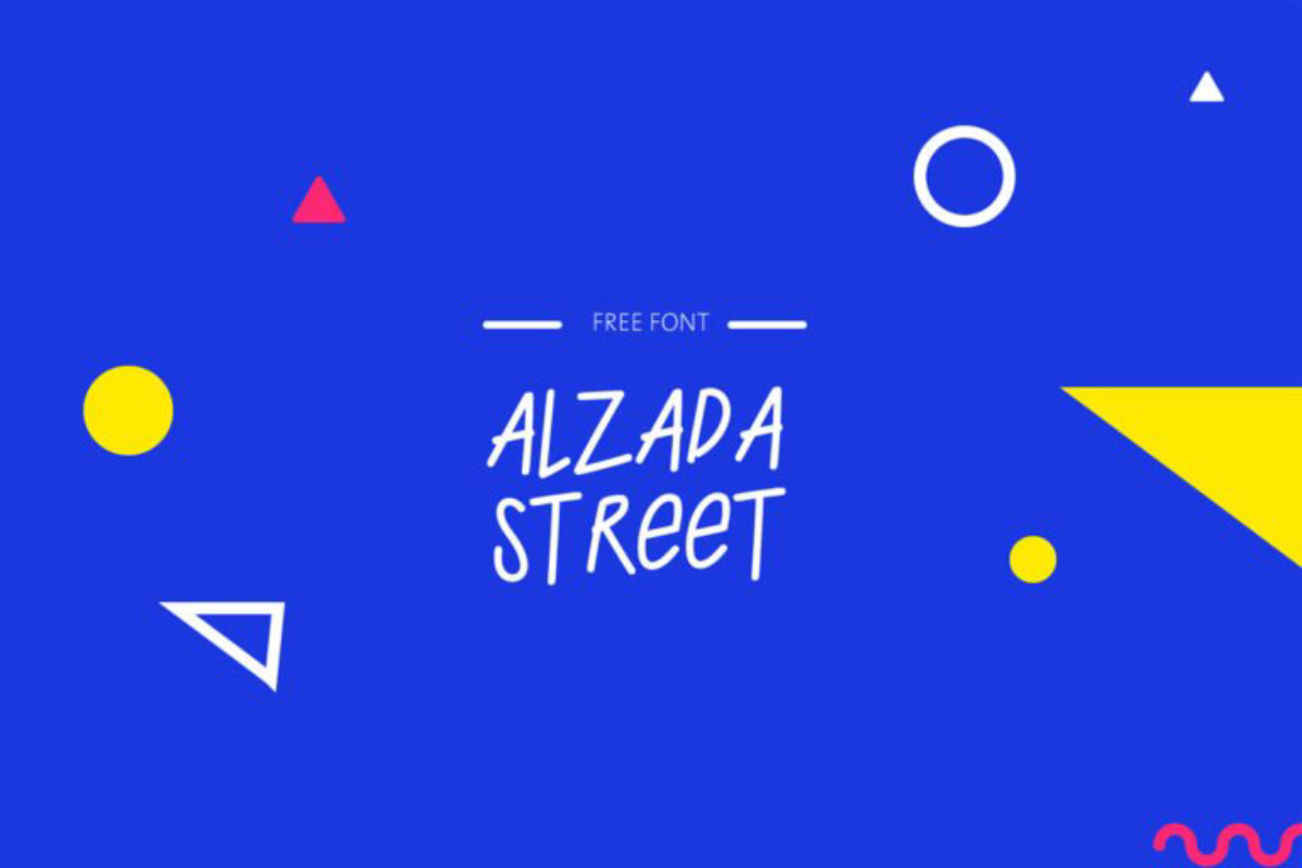 Free Alzada Street Handwriting Font
