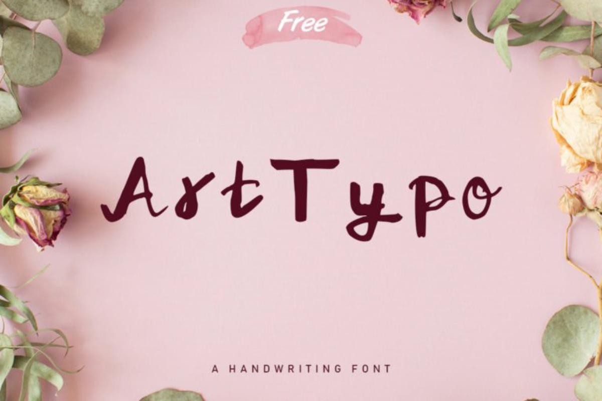 Art Typo Handwriting Font
