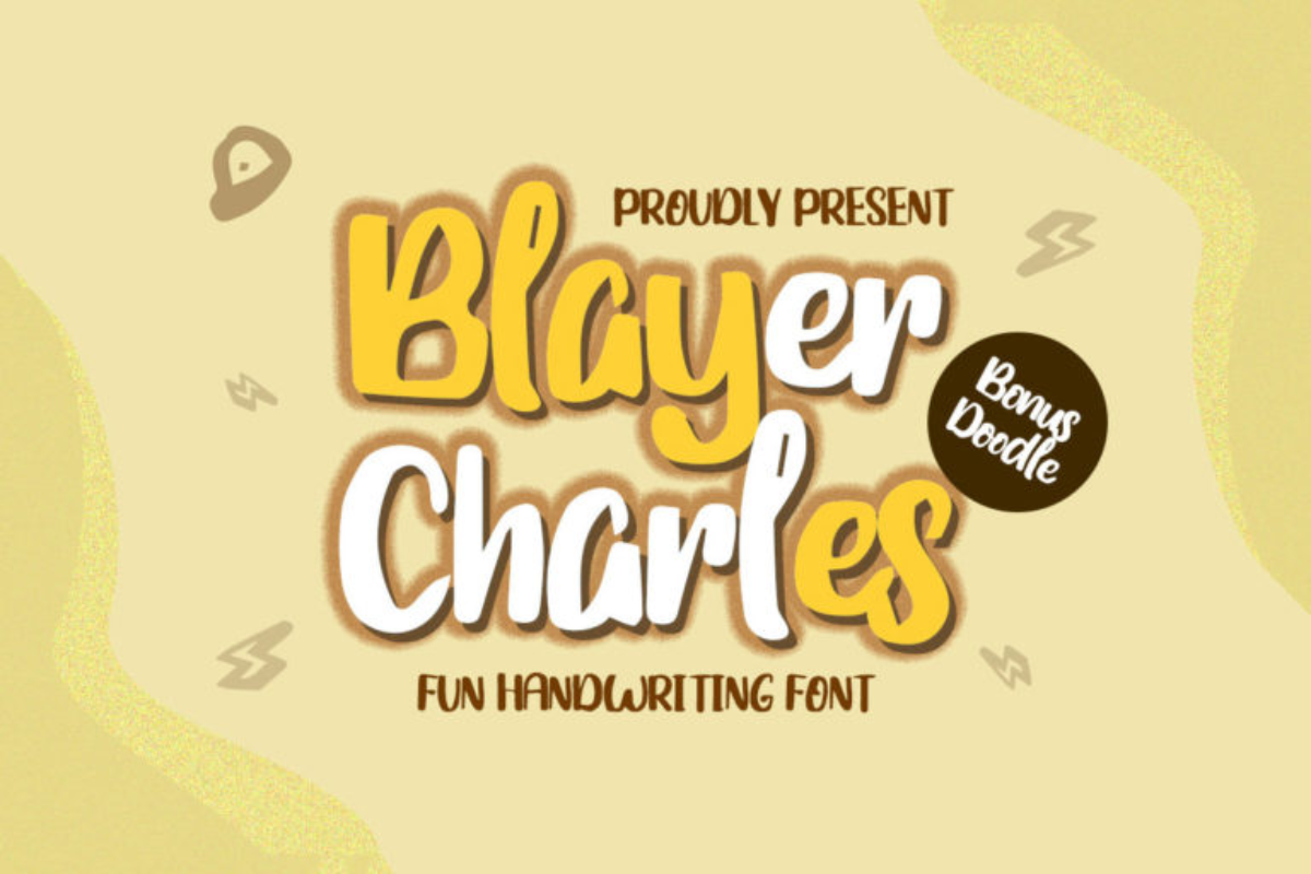 Free Blayer Charles Handwriting Font
