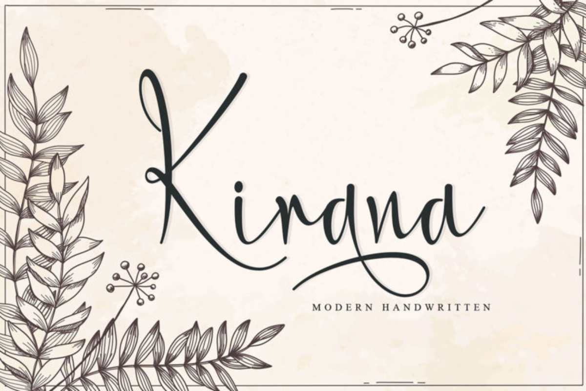 Kirana Handwriting Font
