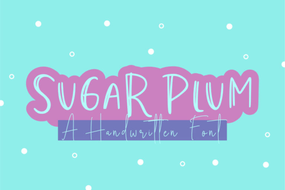 Sugar Plum Handwriting Font
