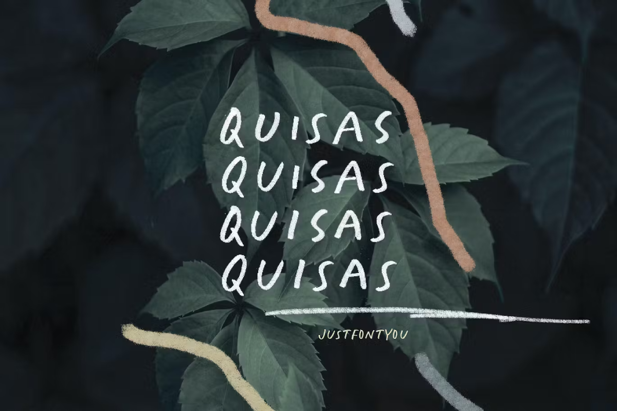 Quisas - Quirky Handwriting Fonts
