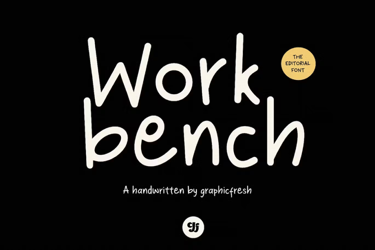 Workbench - The Handwriting Editorial Font
