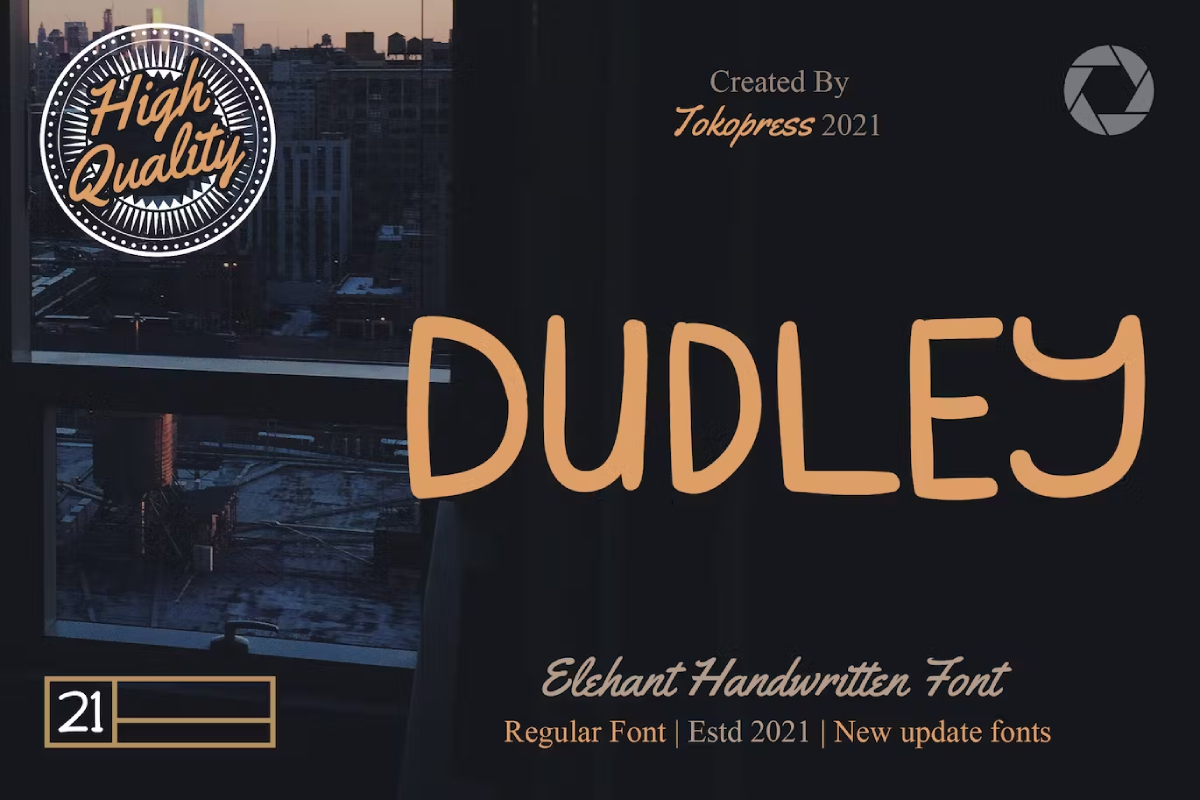 DUDLEY - Classy handwriting font
