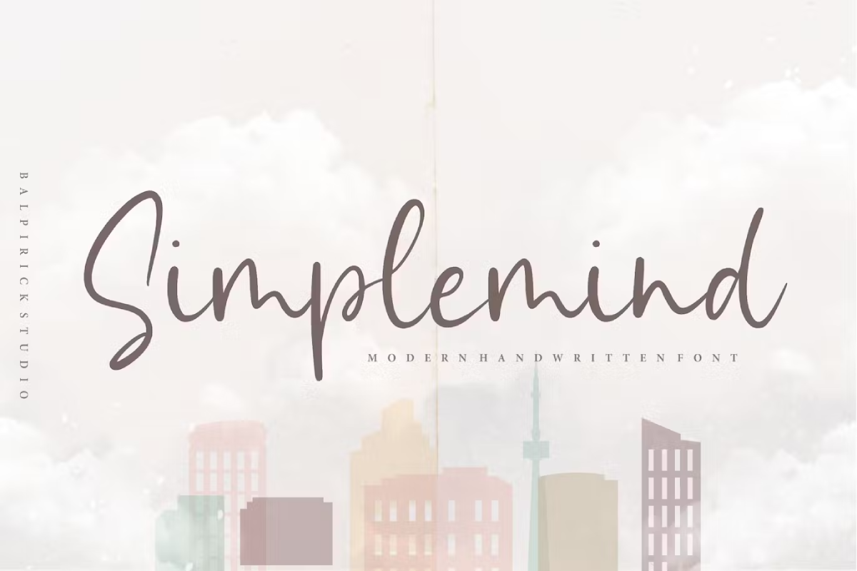 Simplemind Handwriting Font
