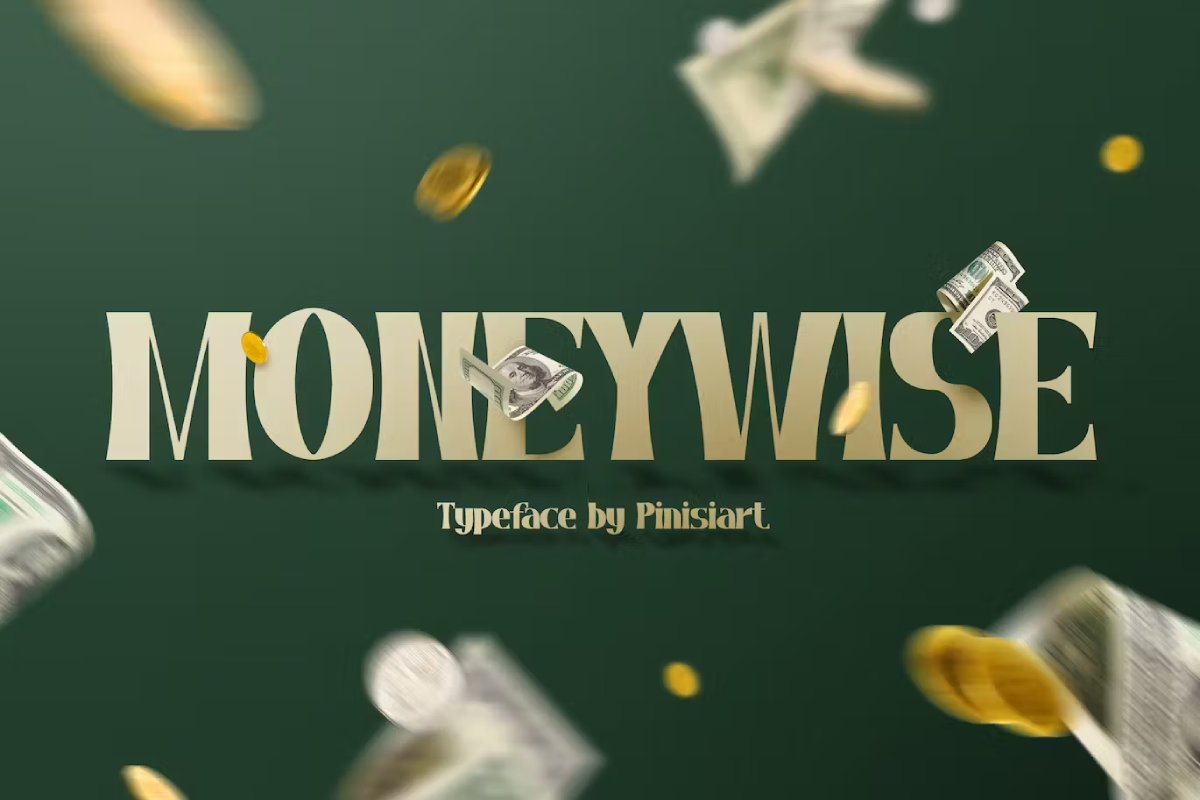 MONEYWISE - Business Display Font
