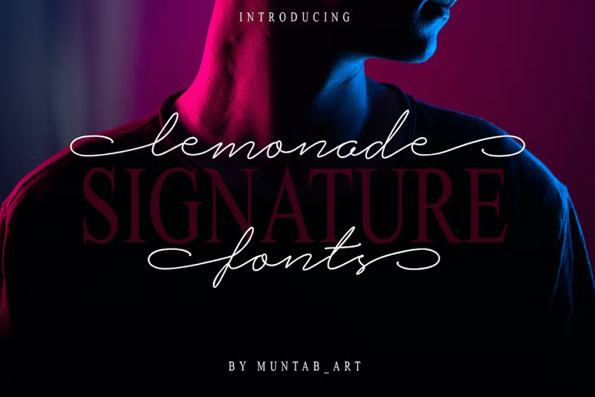 Lemonade Signature Font
