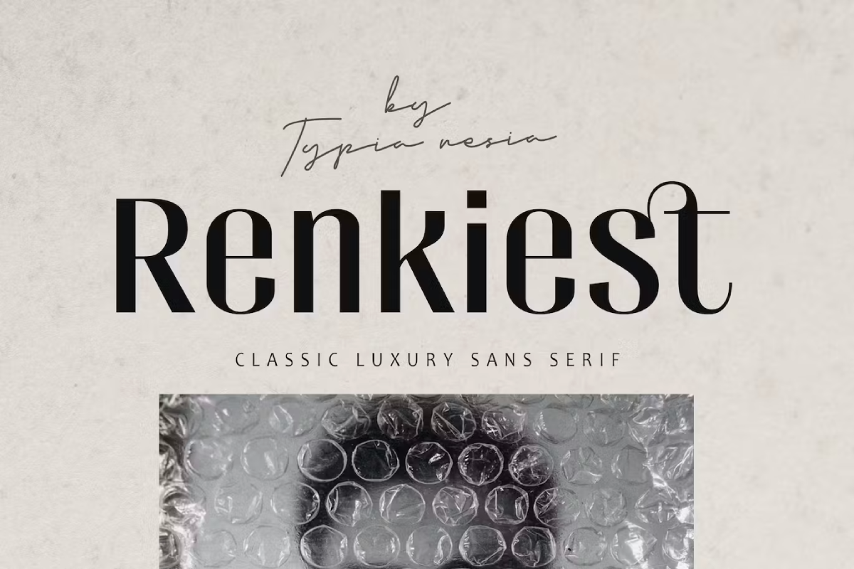 Renkiest - Retro Vintage Classic Sans Serif

