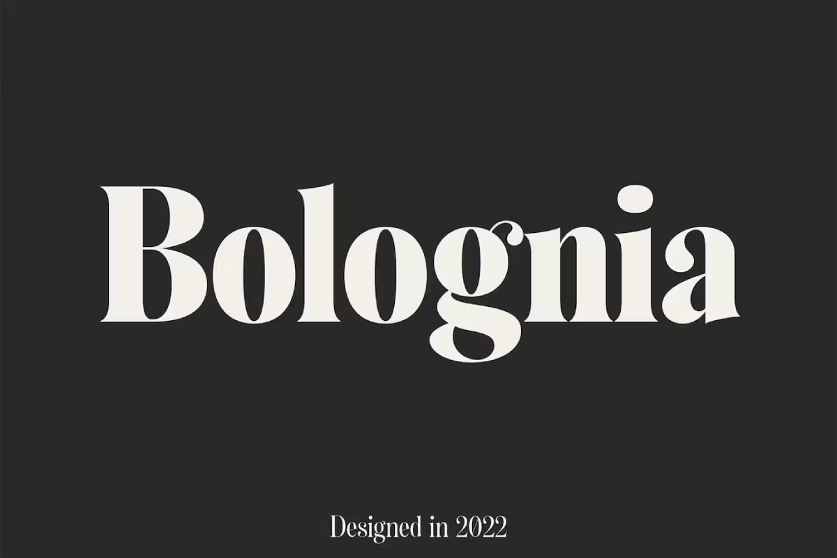Bolognia - Classic Serif
