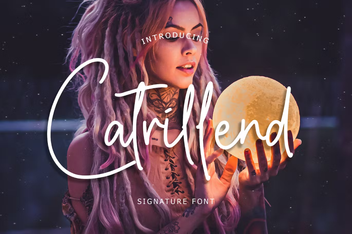 Catrillend Signature Font
