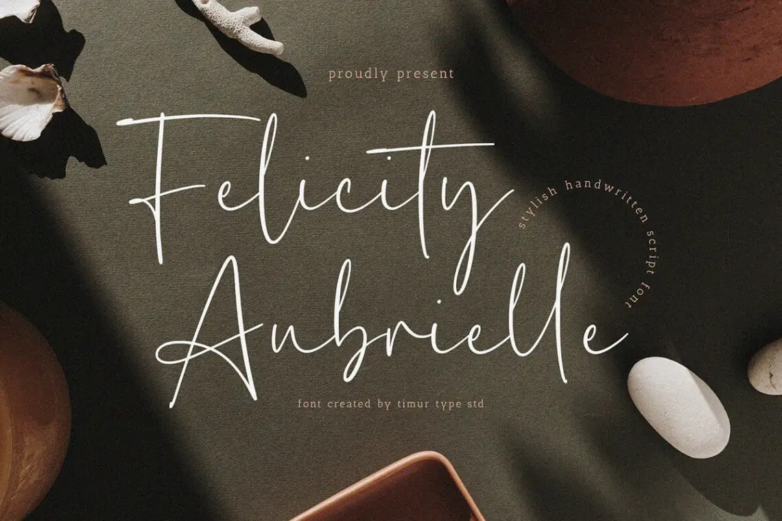 Felicity Aubrielle Cursive Script Font