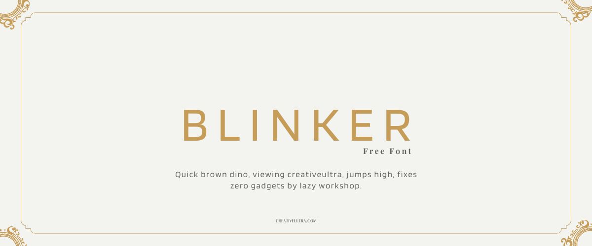 Blinker Font