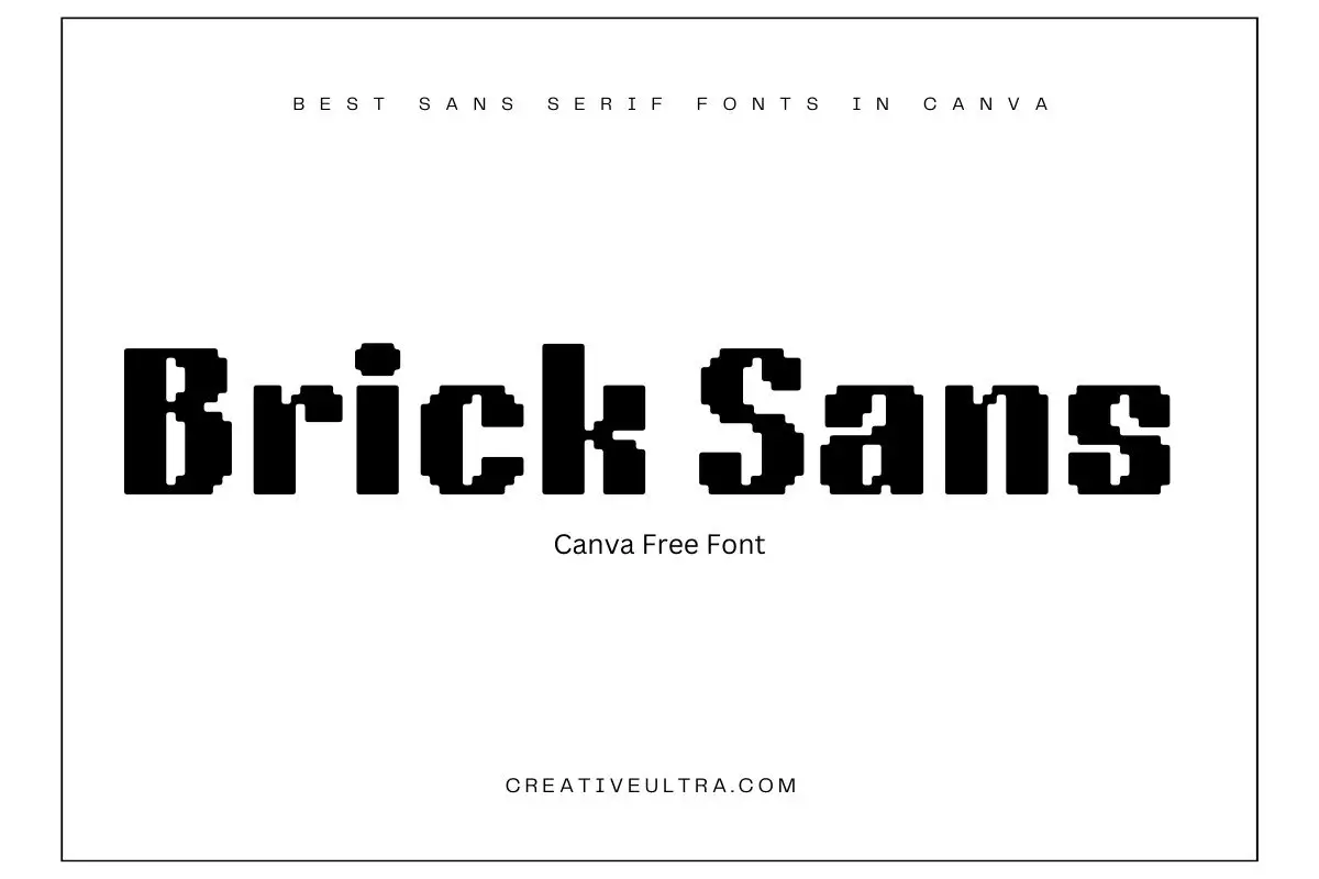 Brick Sans