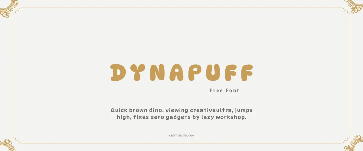 Dynapuff Font