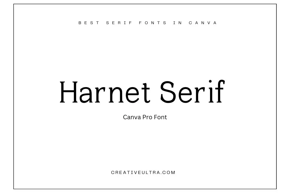 Harnet Serif