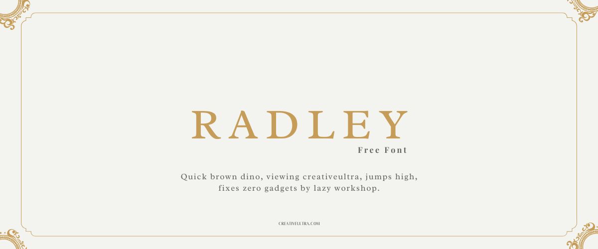 Radley Font