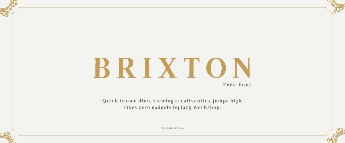 Brixton Font