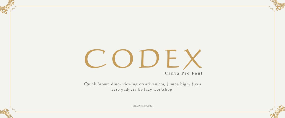 Codex Font