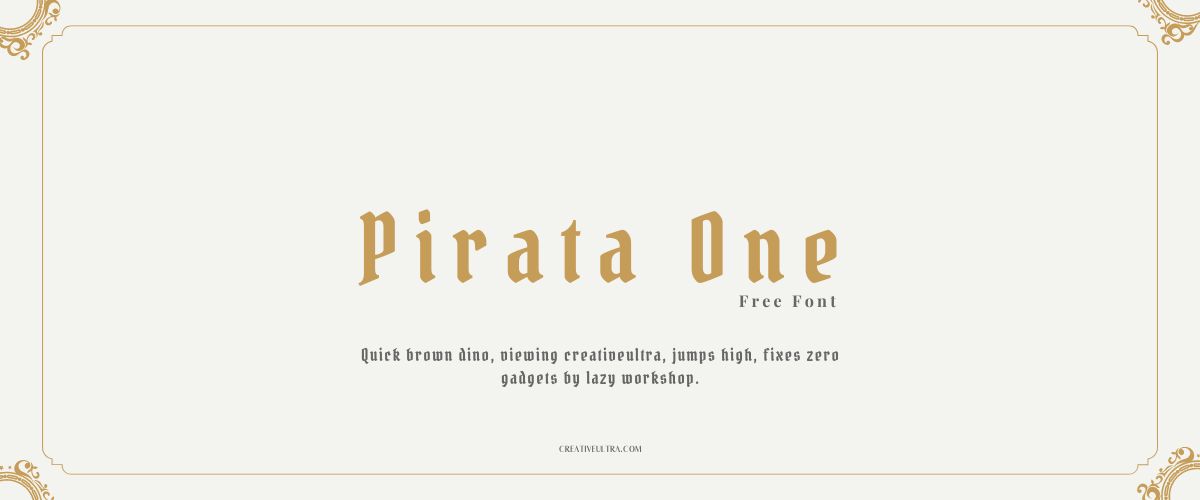 Pirata One Font