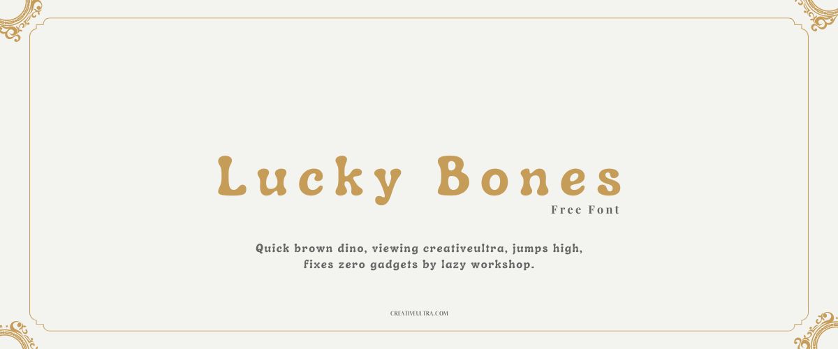 Lucky Bones Font