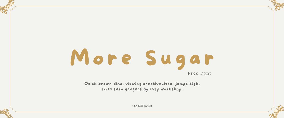 More Sugar Font