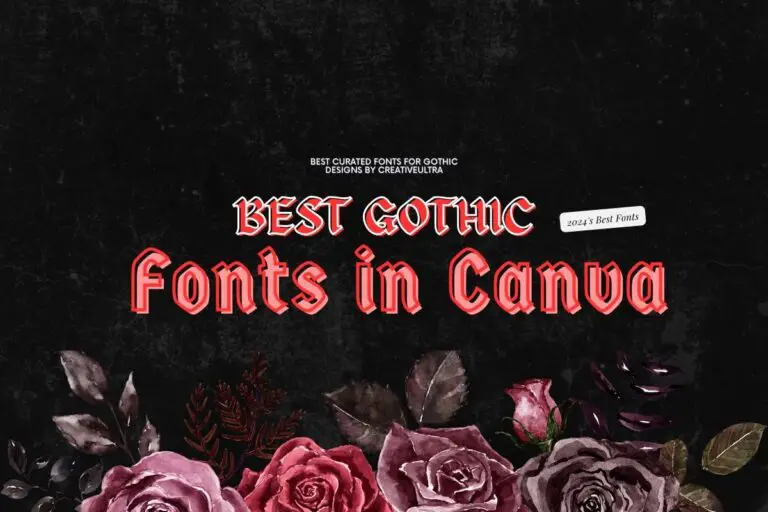 Best Gothic Fonts in Canva for Dramatic Designs