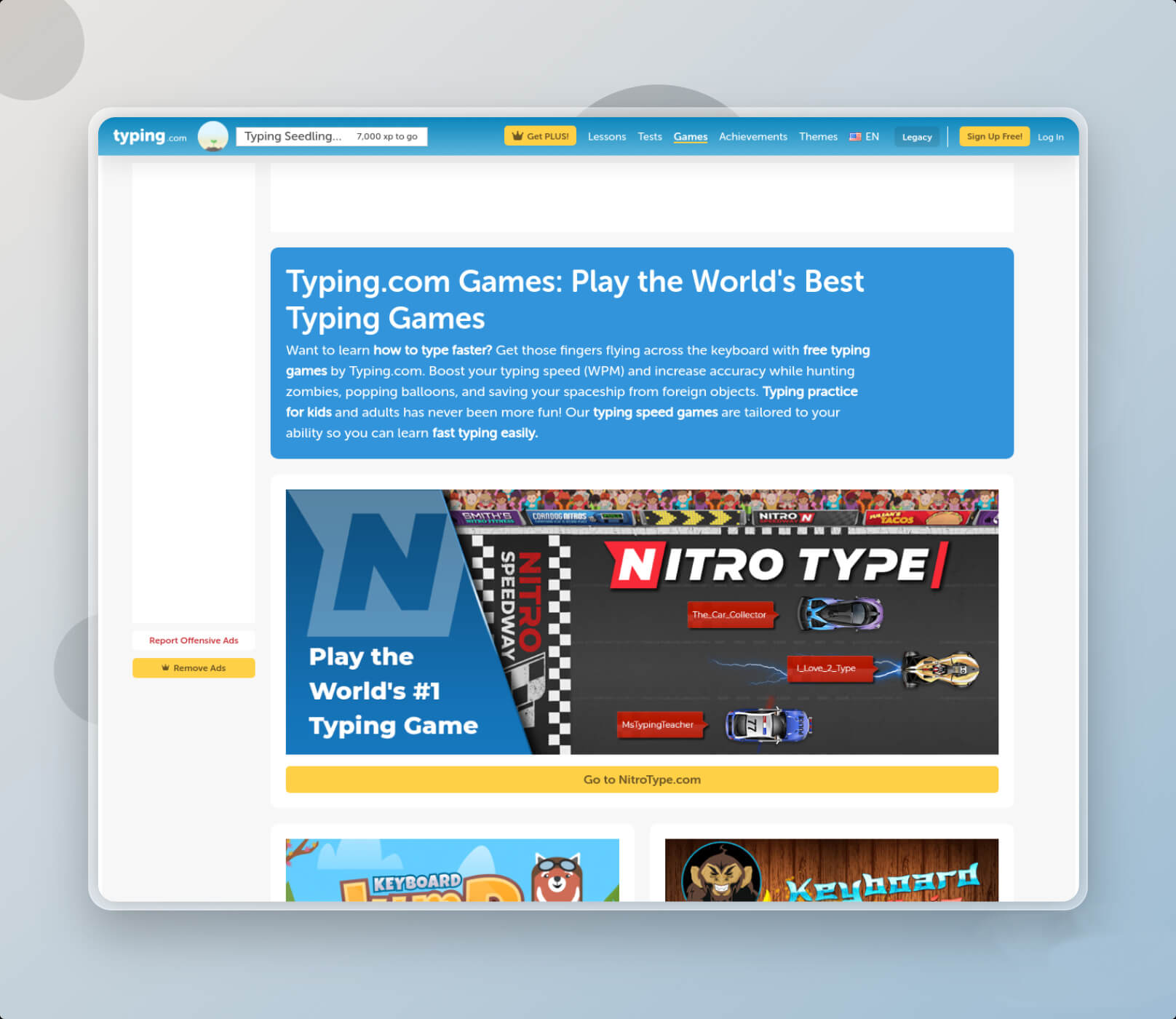 Top 8 Typing Games You Can Play for Free