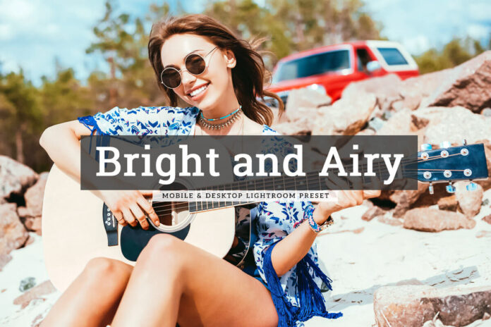 Bright Airy Lightroom Preset For Mobile and Desktop Cover