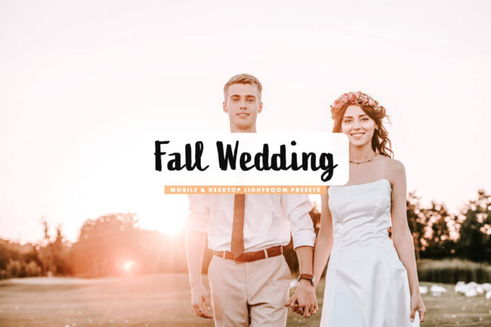 Fall Wedding Lightroom Presets For Mobile & Desktop Lightroom Preset Cover