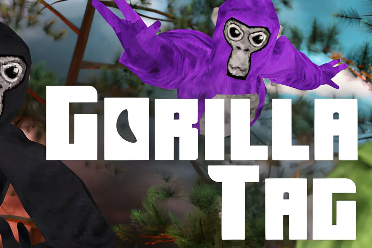 Get ready to swing and jump in Gorilla Tag.