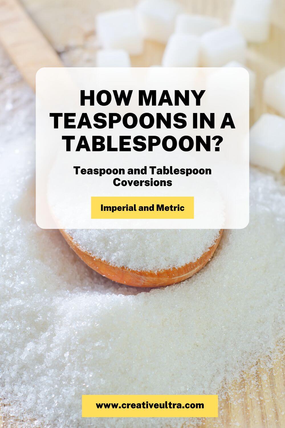 Learn how many teaspoons are in a tablespoon. This simple conversion of teaspoons in a tablespoon helps you measure ingredients accurately for perfect cooking.