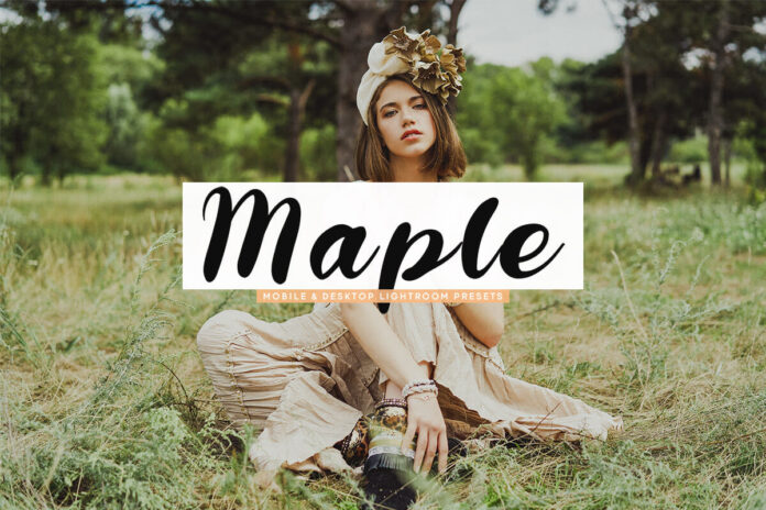 Maple Lightroom Preset For Mobile & Desktop Cover