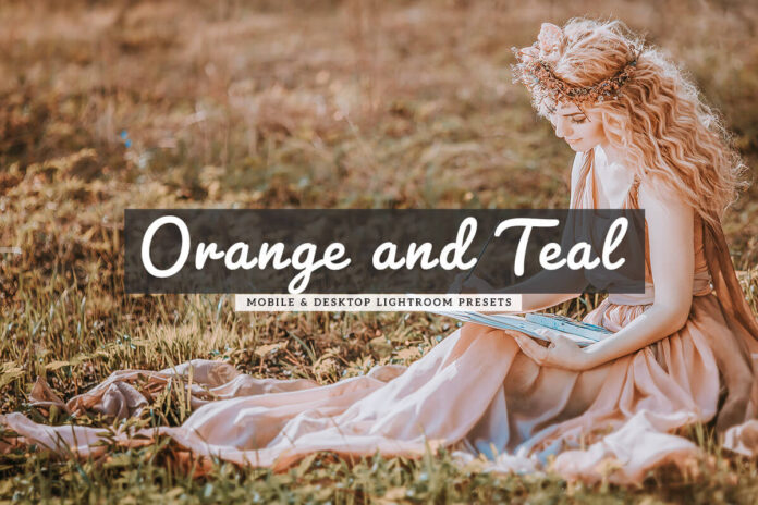 Orange and Teal Mobile Lightroom Presets Cover