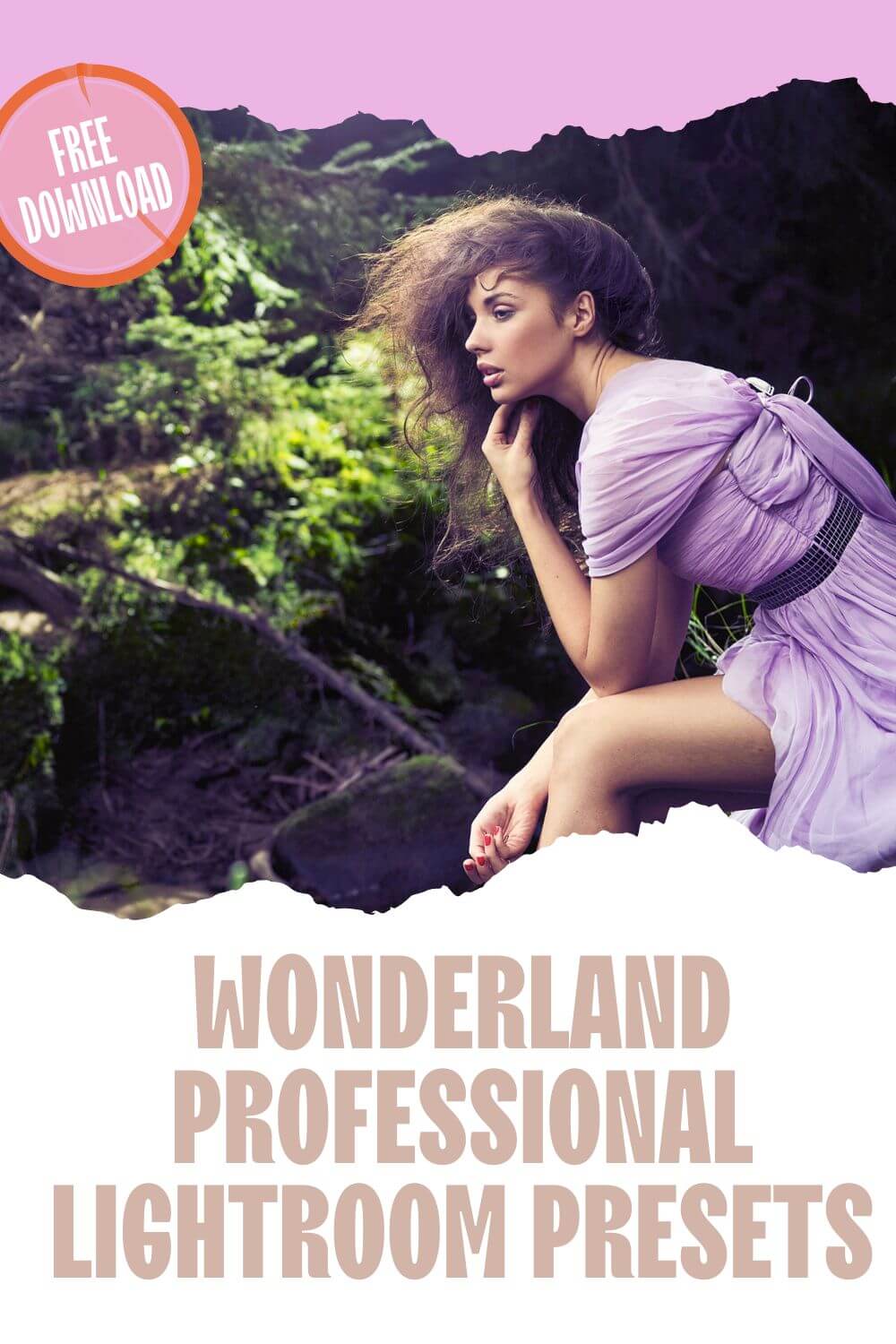 Wonderland Professional Lightroom Presets for Mobile & Desktop Cover Pinterest