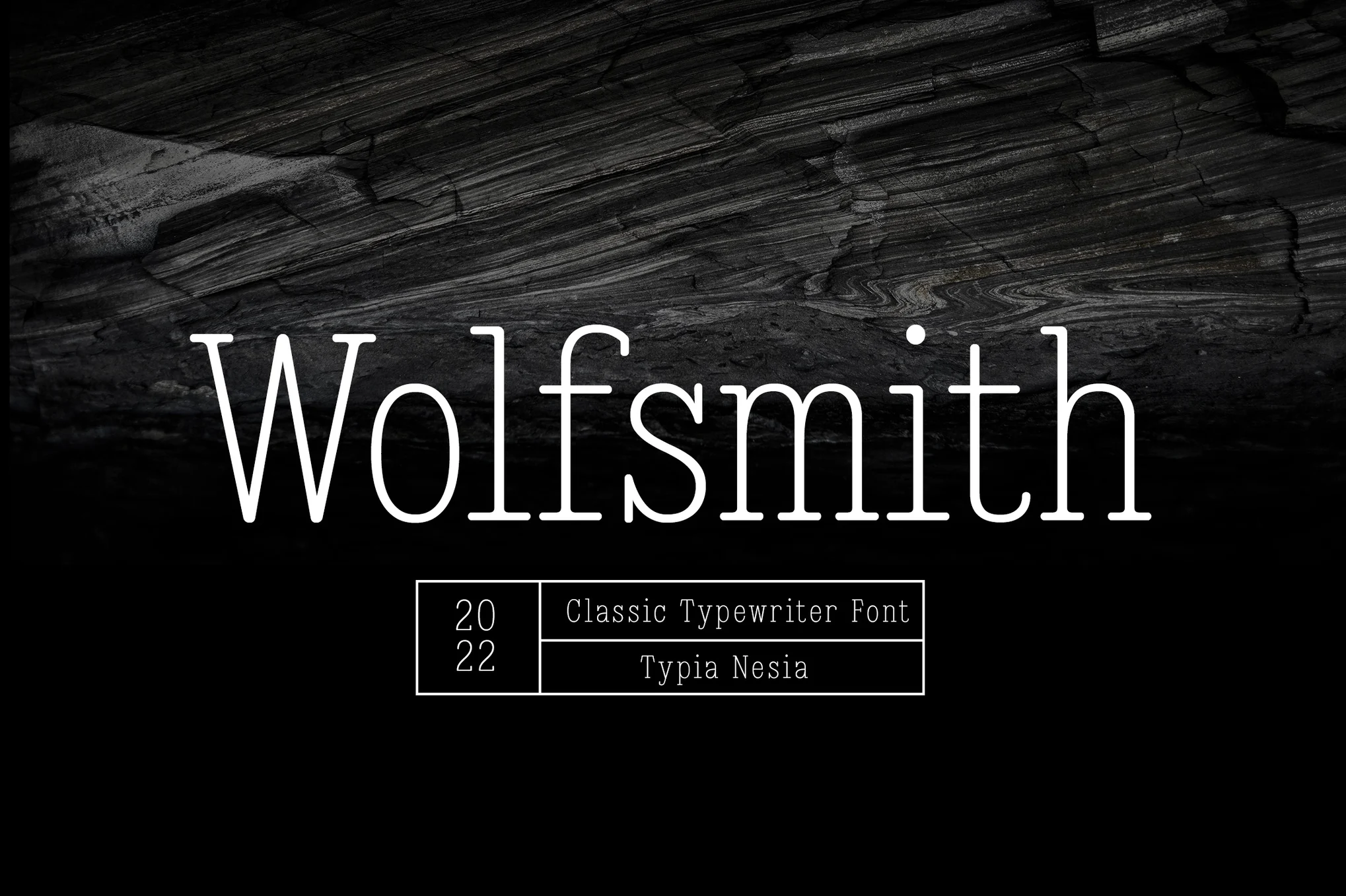Wolfsmith - Classic Vintage Typewriter Serif Font