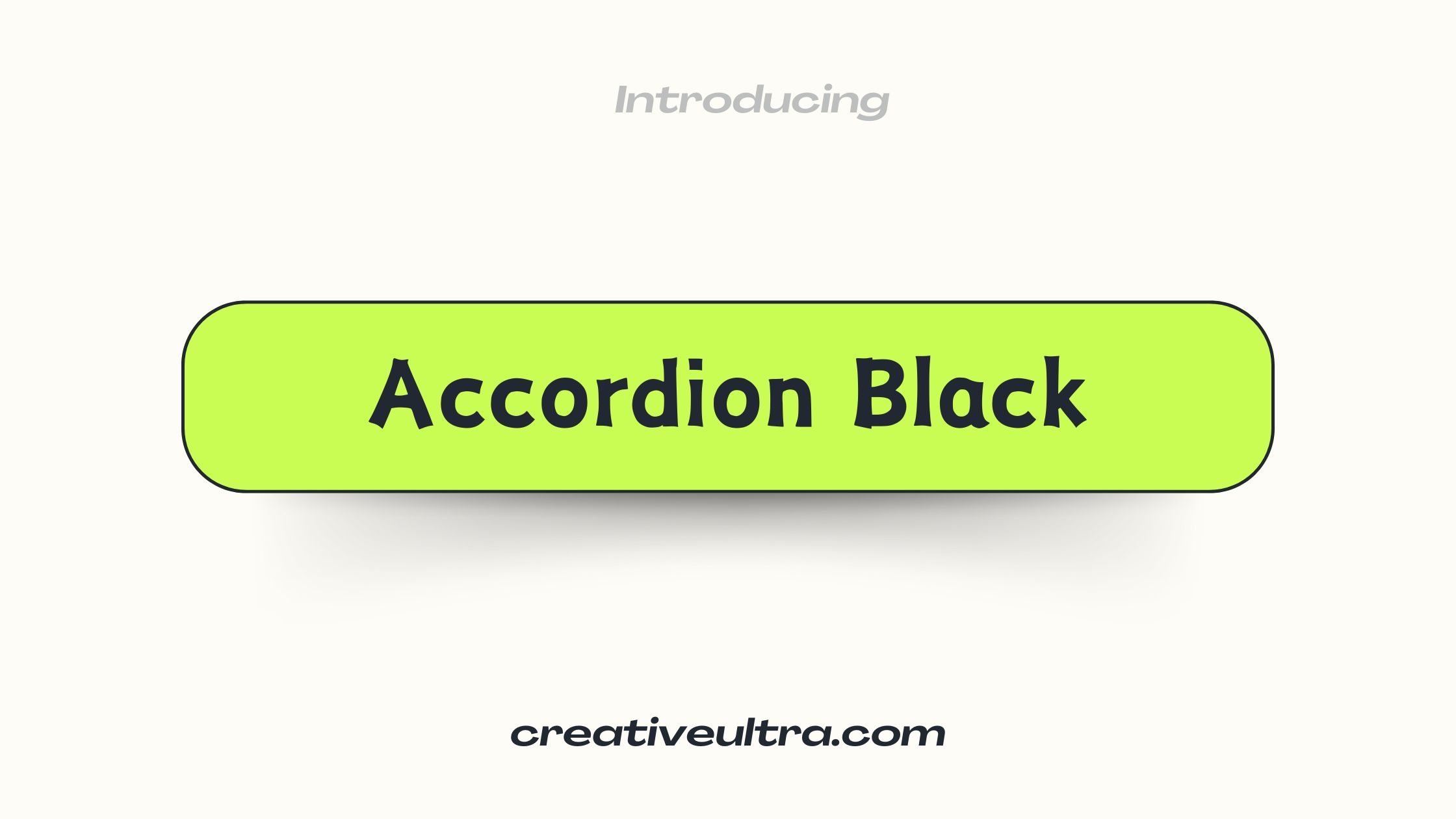 Accordion Black Font - Classic 80s fonts on Canva
