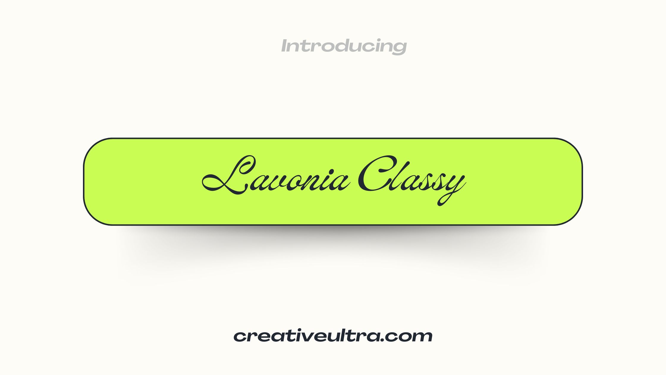 Lavonia Classy Font