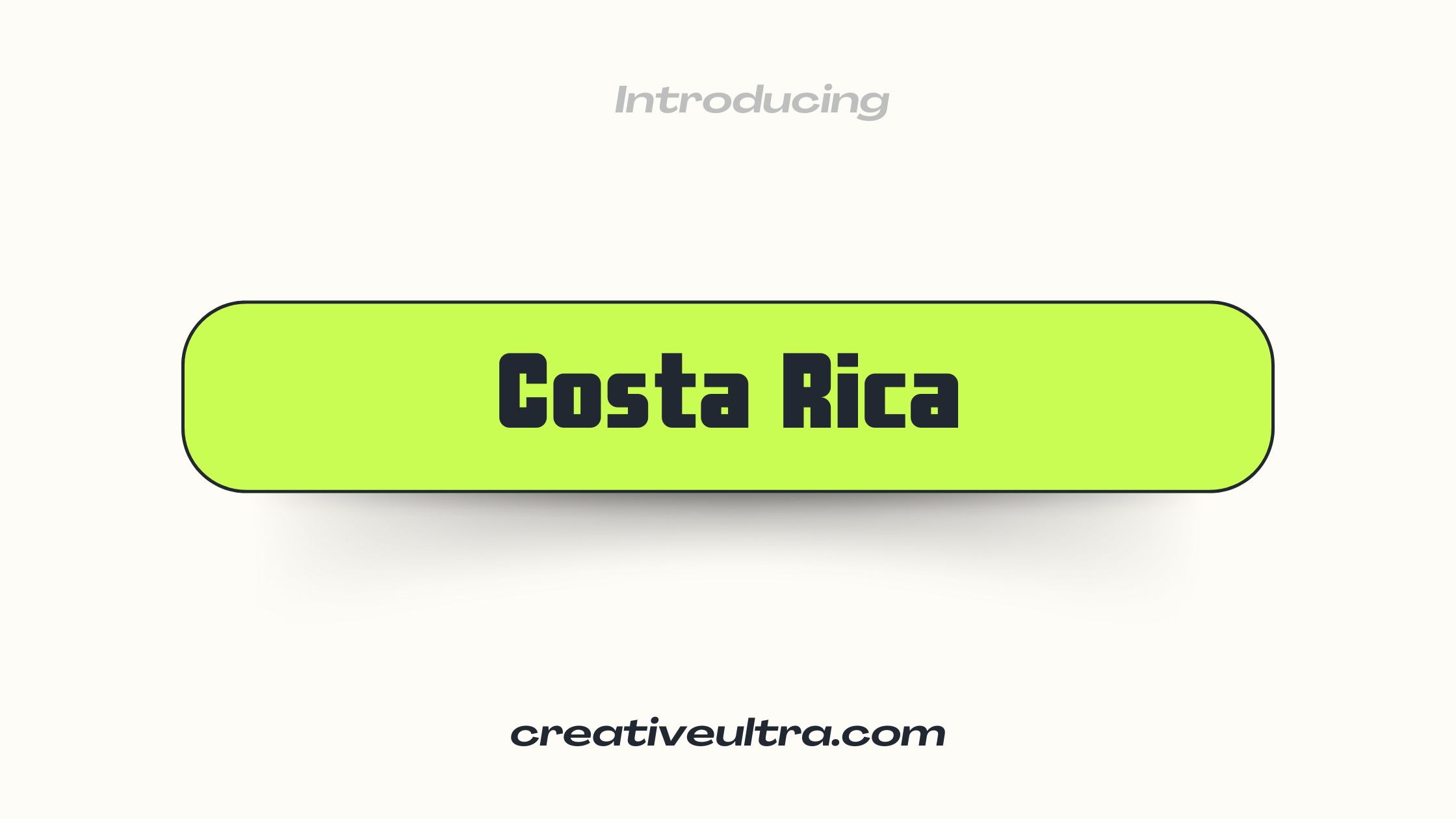 Costa Rica Font