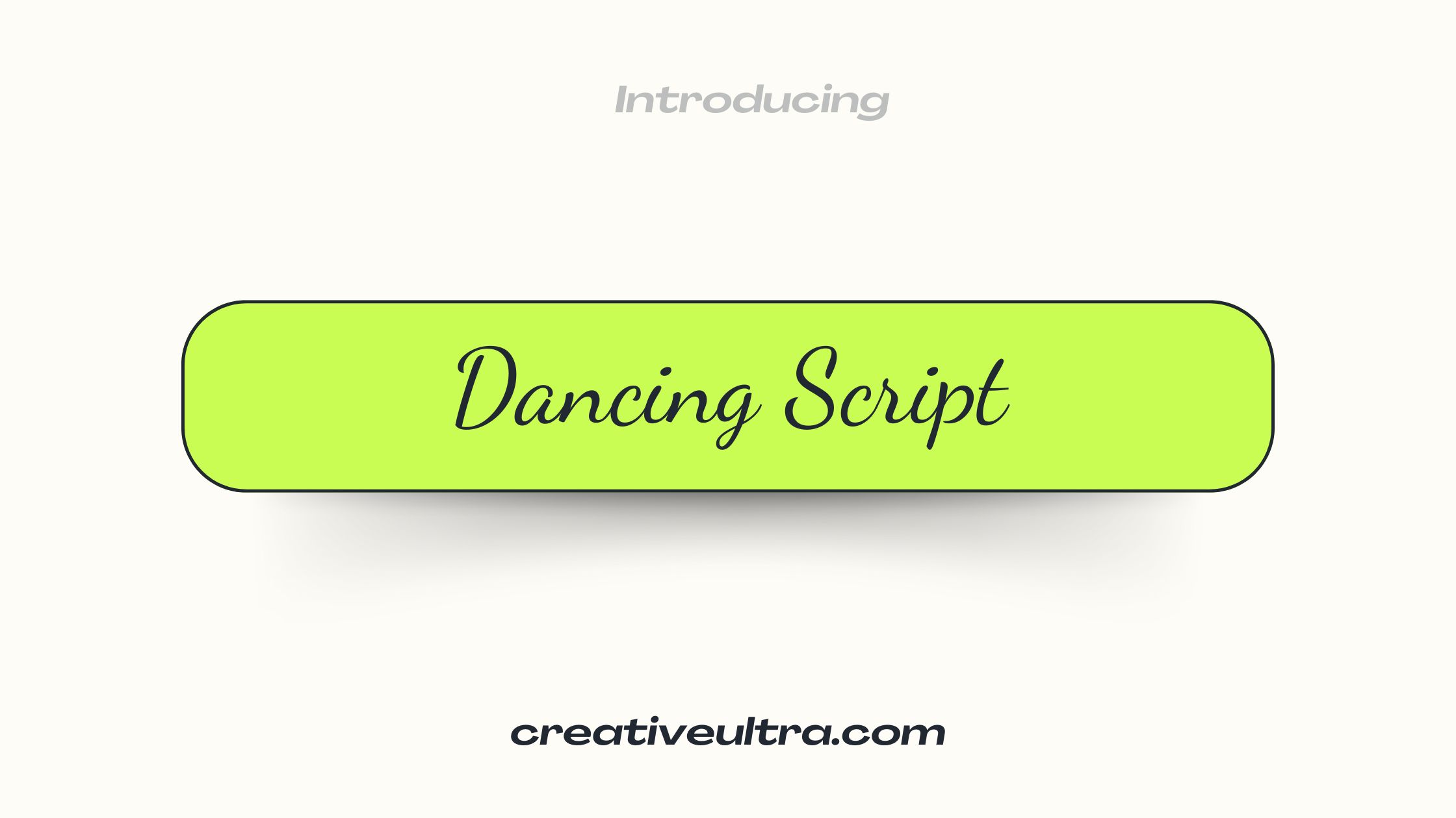 Dancing Script Font