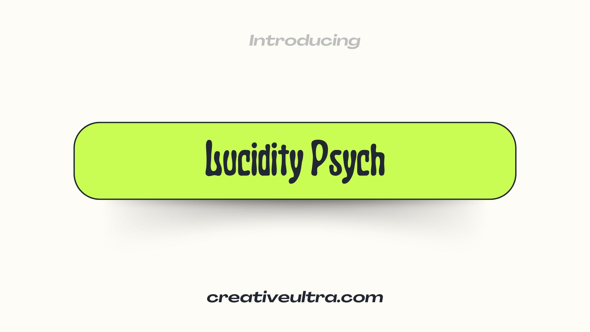 Lucidity Psych Font