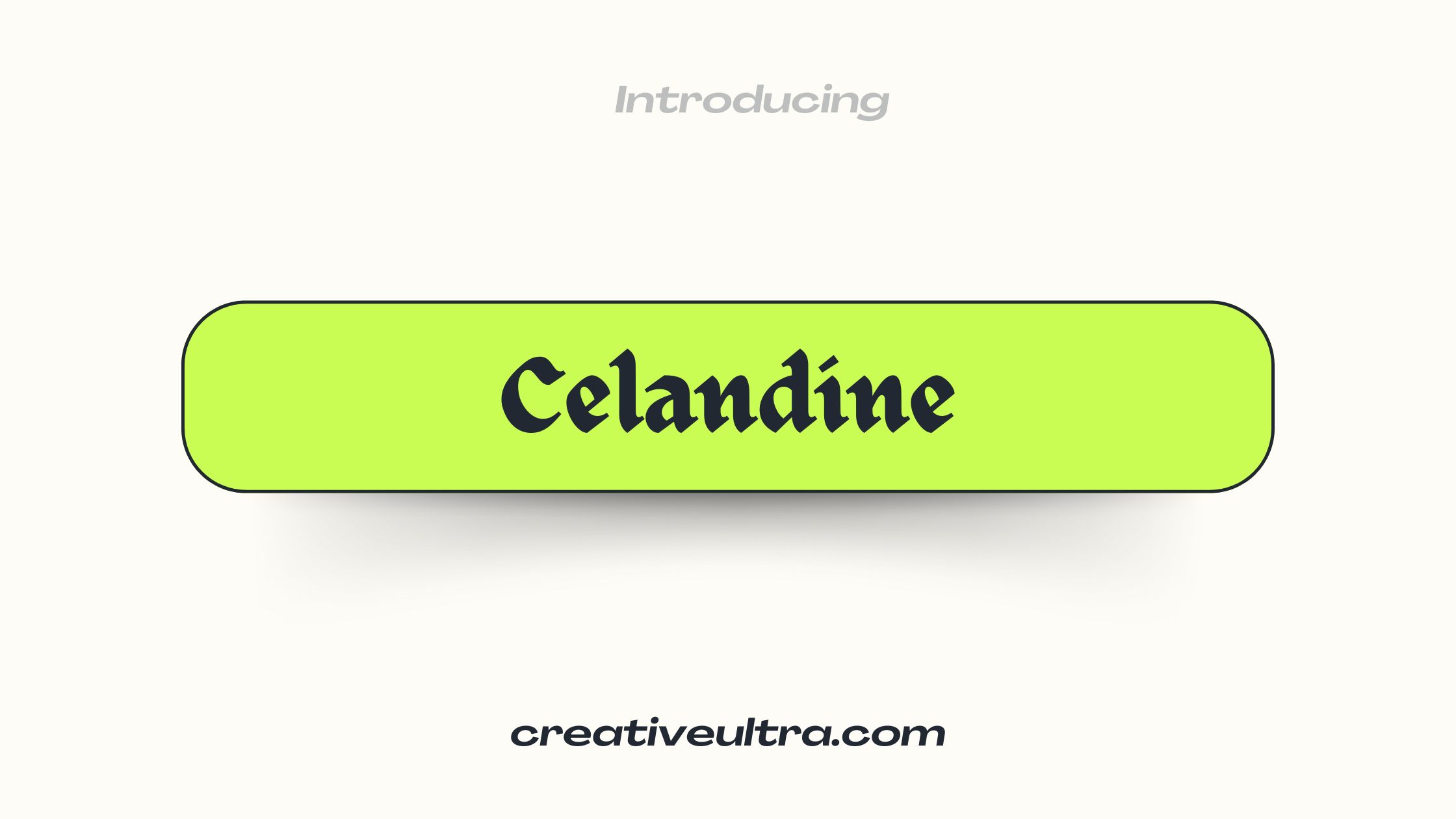Celandine Font