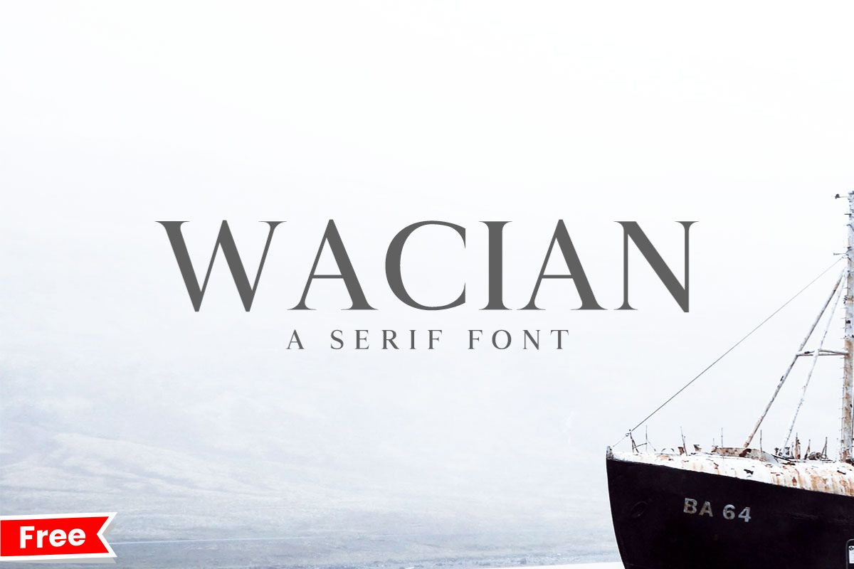 Wacian Serif Font