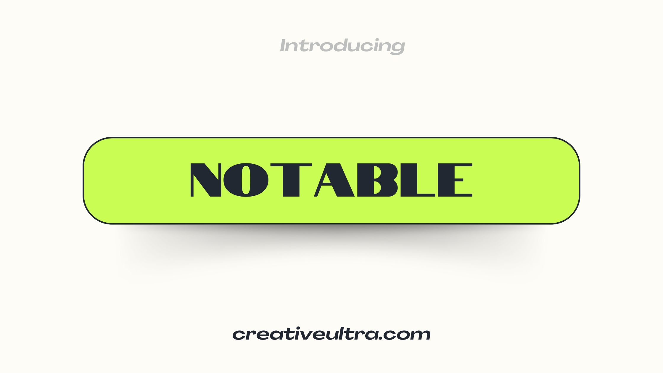 Notable Font