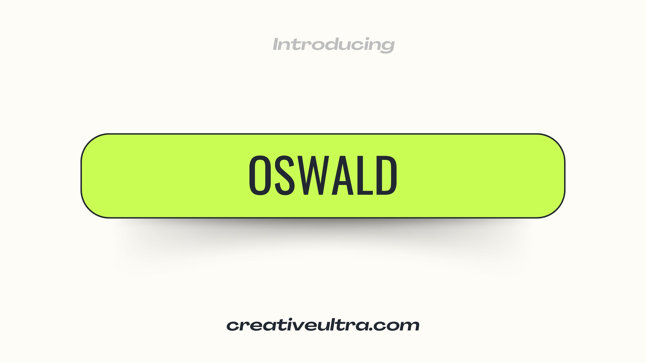 Oswald Font